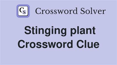 sting crossword clue|stinging cell crossword clue.